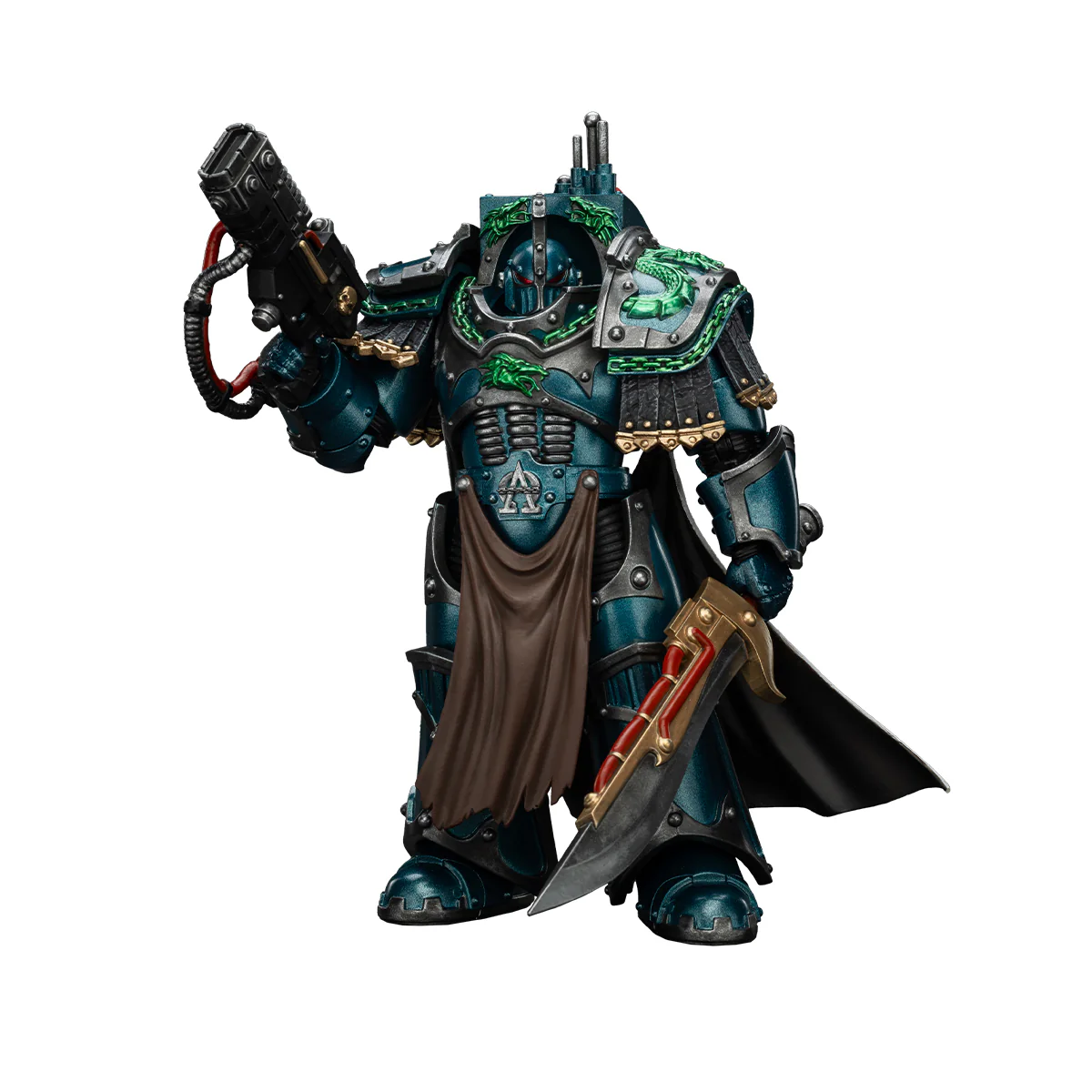 Alpha Legion Legion Praetor in Cataphractii Terminator Armour Warhammer The Horus Heresy 1/18 Figurka 18 cm - Image 6