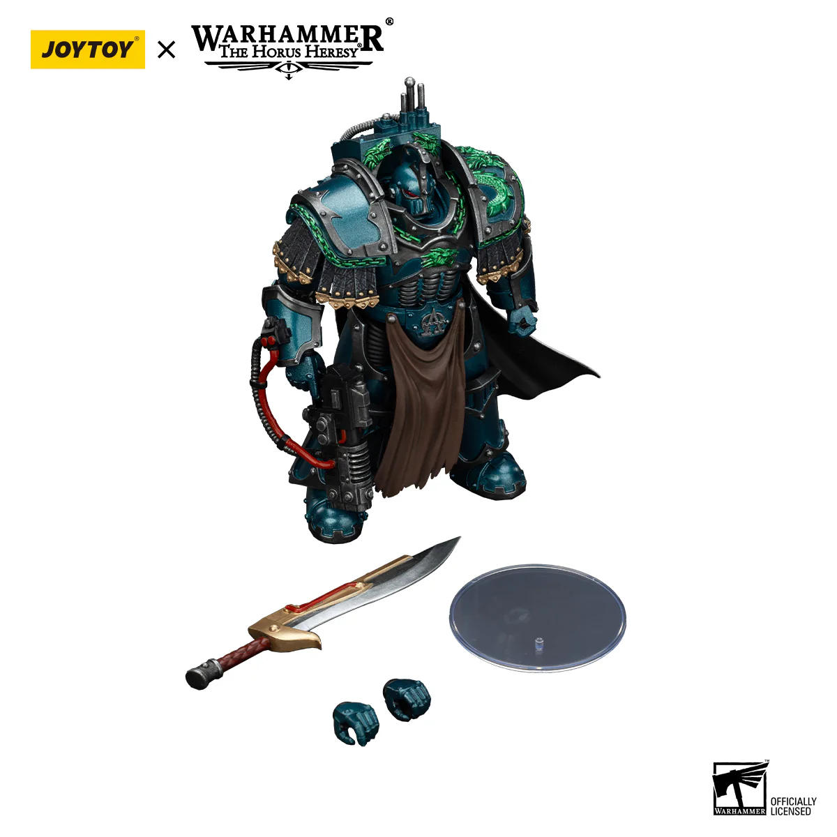 Alpha Legion Legion Praetor in Cataphractii Terminator Armour Warhammer The Horus Heresy 1/18 Figurka 18 cm - Image 7