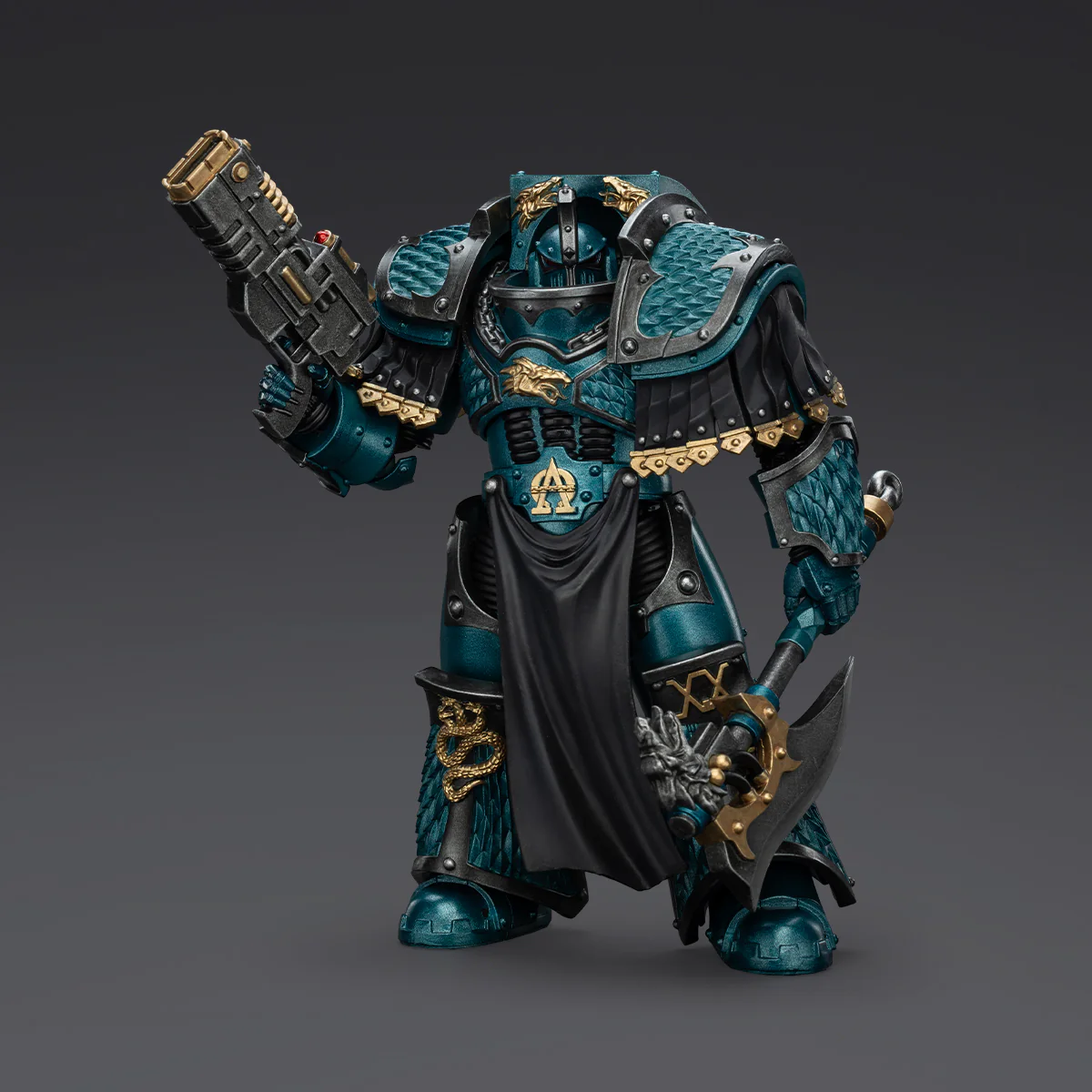 Alpha Legion Lernaean Terminator with Volkite Charger Warhammer The Horus Heresy 1/18 Figurka 20 cm - Image 14