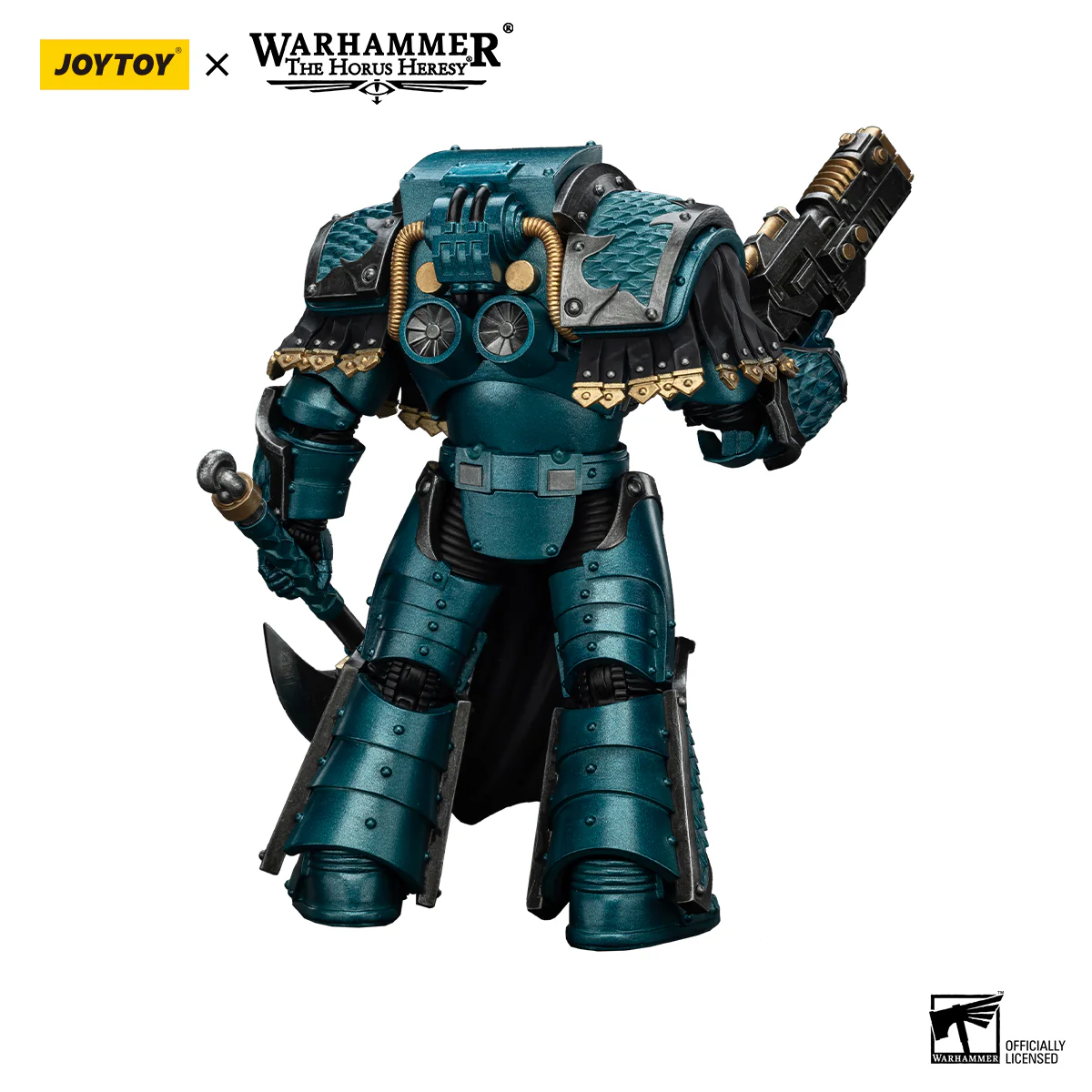 Alpha Legion Lernaean Terminator with Volkite Charger Warhammer The Horus Heresy 1/18 Figurka 20 cm - Image 2