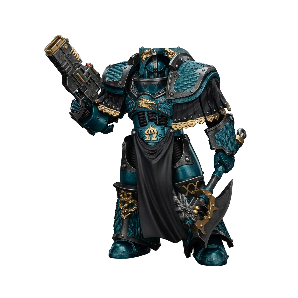 Alpha Legion Lernaean Terminator with Volkite Charger Warhammer The Horus Heresy 1/18 Figurka 20 cm - Image 6