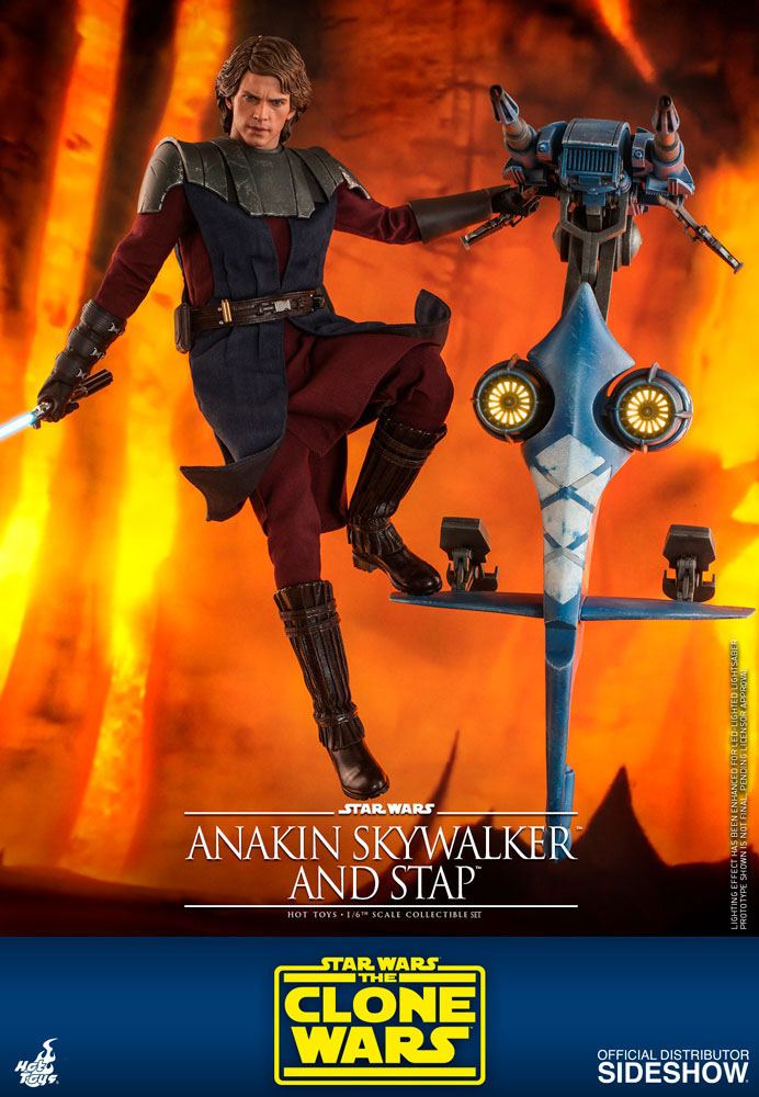 Anakin Skywalker & STAP Star Wars The Clone Wars 1/6 Figurka 31 cm - Image 3