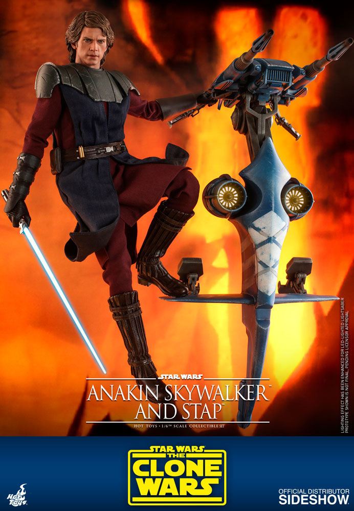 Anakin Skywalker & STAP Star Wars The Clone Wars 1/6 Figurka 31 cm - Image 4