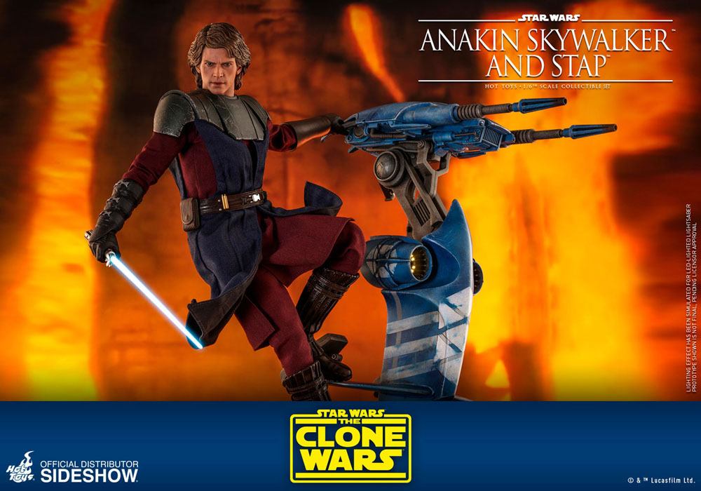 Anakin Skywalker & STAP Star Wars The Clone Wars 1/6 Figurka 31 cm - Image 8