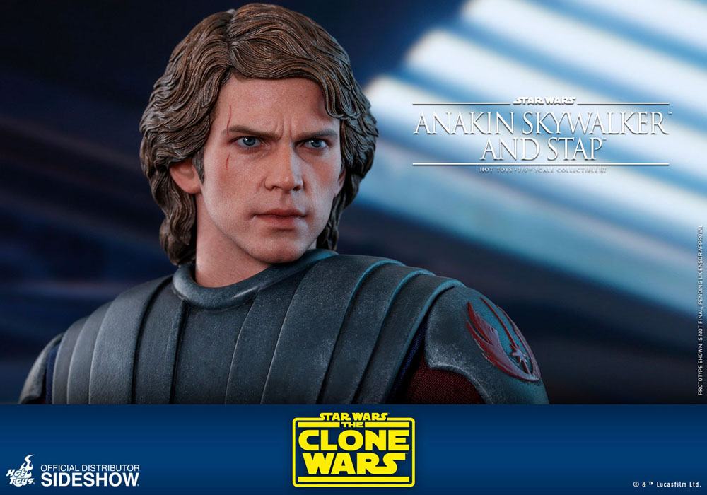 Anakin Skywalker & STAP Star Wars The Clone Wars 1/6 Figurka 31 cm - Image 9