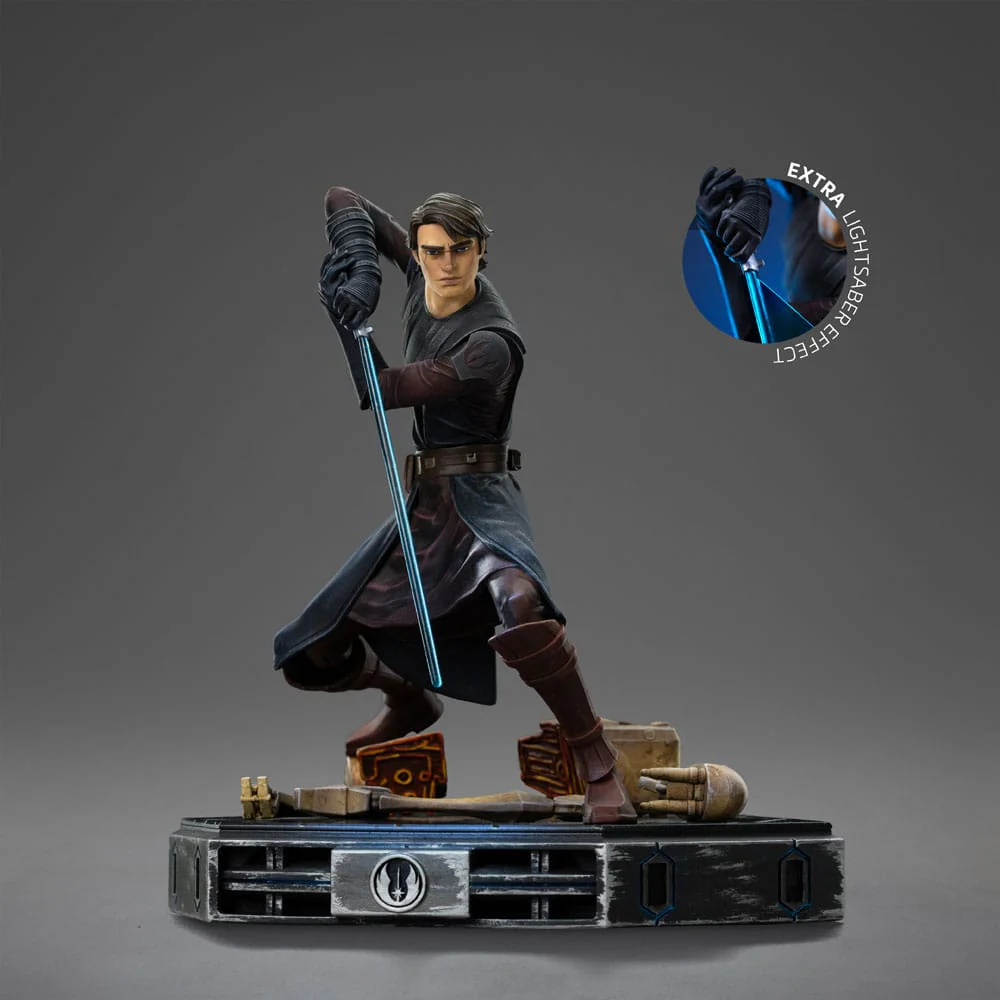 Anakin Skywalker Star Wars: The Clone Wars Deluxe Art Scale 1/10 Figurka 19 cm - Image 14