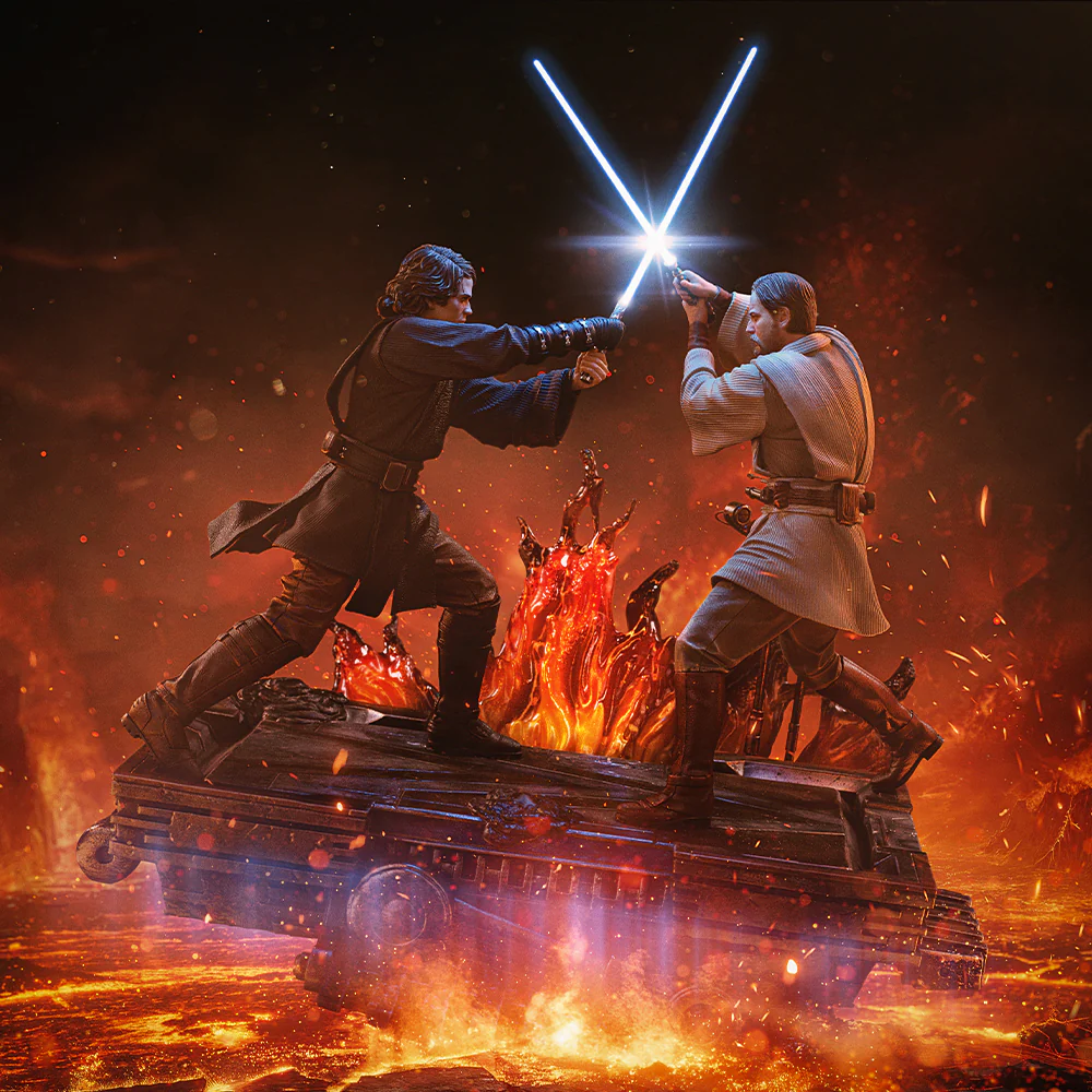 Anakin Vs Obi Wan Art Scale 1/10 Figurka 34 cm - Image 9