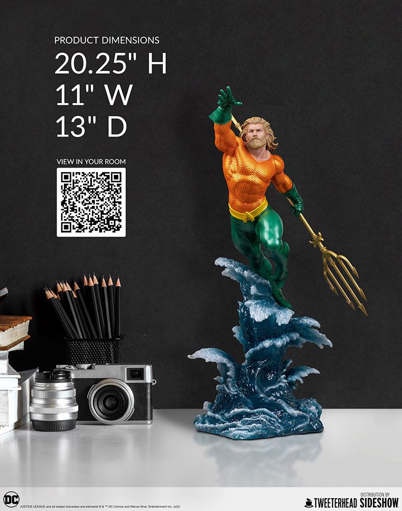 Aquaman DC Comics Maquette 1/6 Figurka 51 cm - Image 6