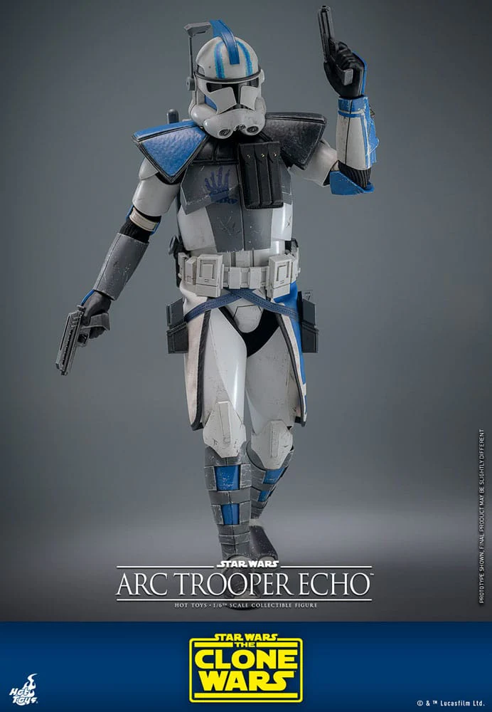Arc Trooper Echo Star Wars: The Clone Wars 1/6 Figurka 30 cm - Image 10