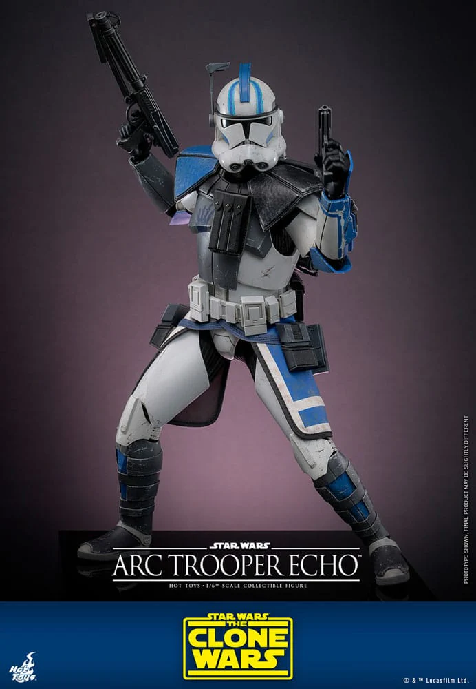 Arc Trooper Echo Star Wars: The Clone Wars 1/6 Figurka 30 cm - Image 8
