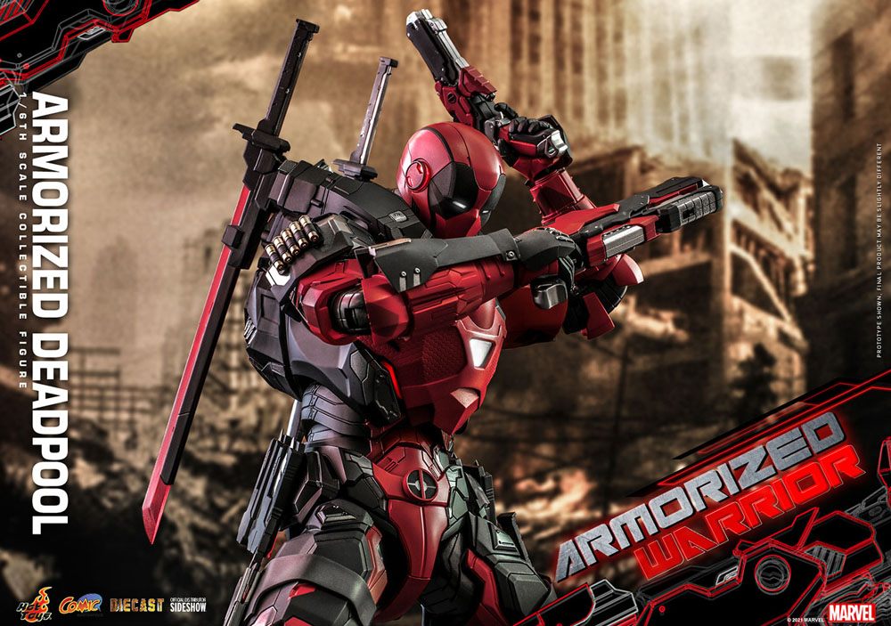 Armorized Deadpool Marvel Comic Masterpiece 1/6 Figurka 33 cm - Image 11
