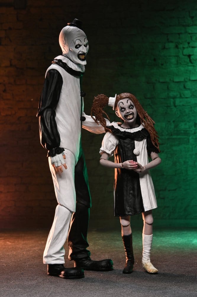 Art the Clown & Little Pale Girl Terrifier 2 2-Pack Figurki 18 cm - Image 6