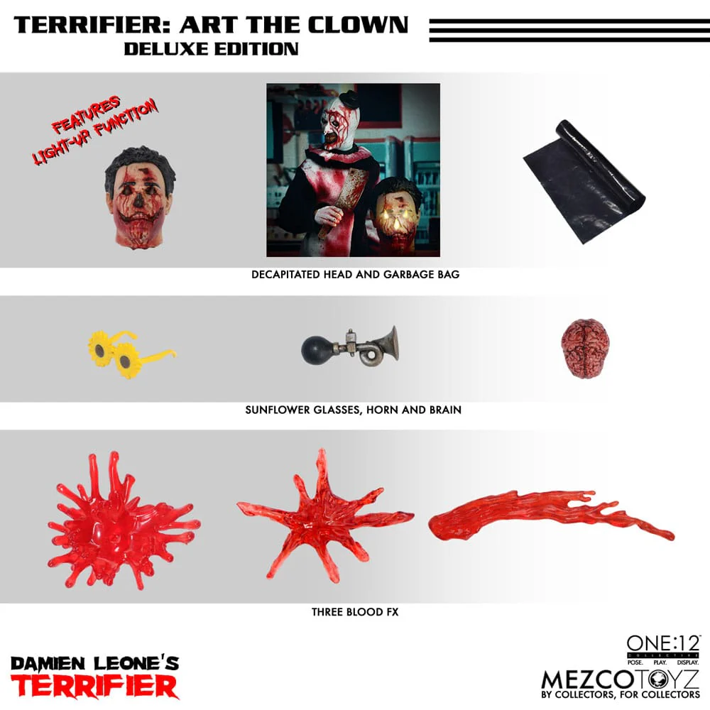 Art the Clown Terrifier Deluxe Edition 1/12 Figurka 17 cm - Image 10