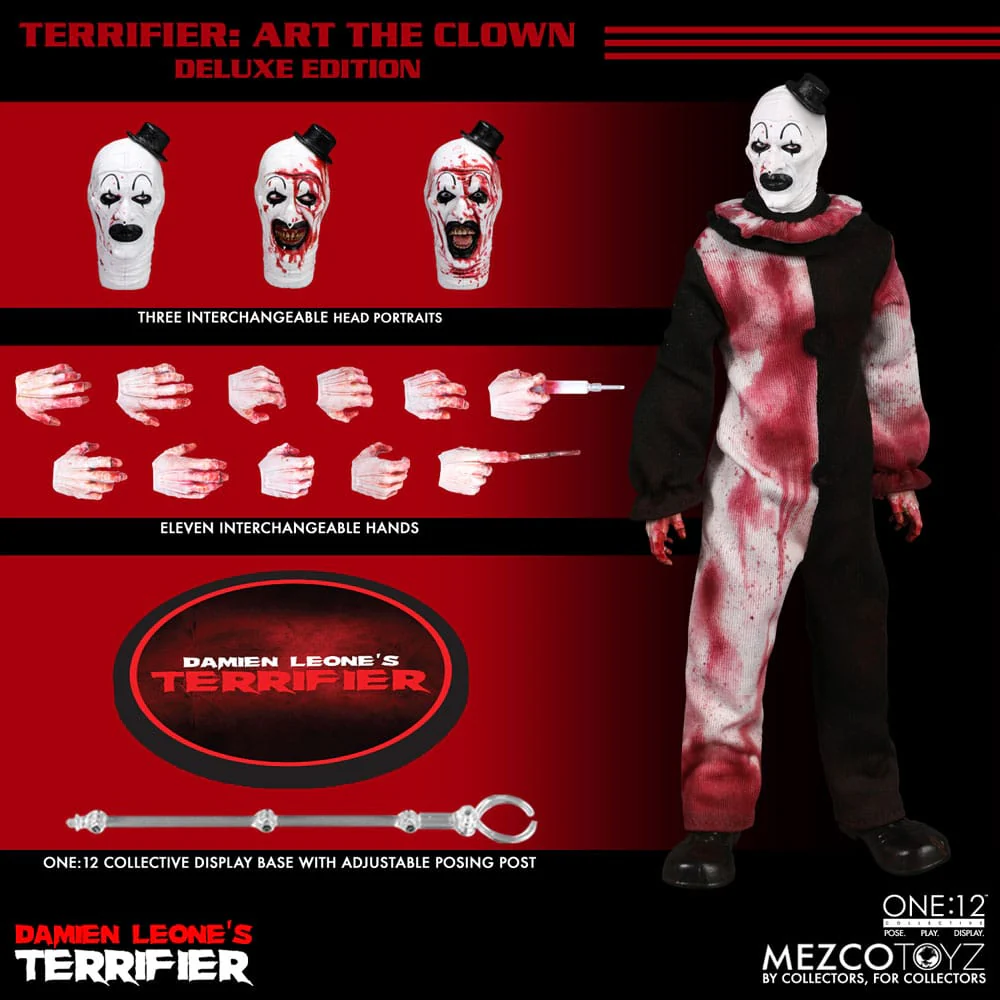 Art the Clown Terrifier Deluxe Edition 1/12 Figurka 17 cm - Image 7