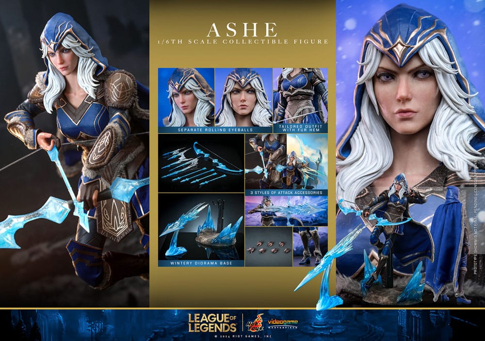 Ashe League of Legends Video Game Masterpiece 1/6 Figurka 28 cm - Image 19