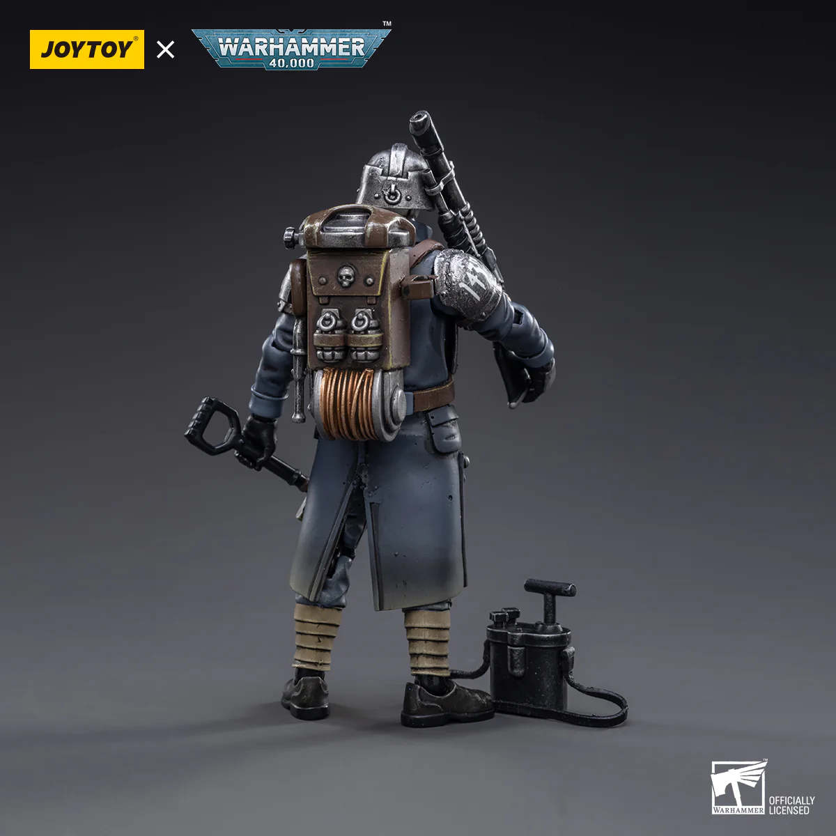 Astra Militarum Death Korps of Krieg Veteran Squad Guardsman Demolitions Specialist Warhammer 40k 1/18 Figurka 11 cm - Image 4