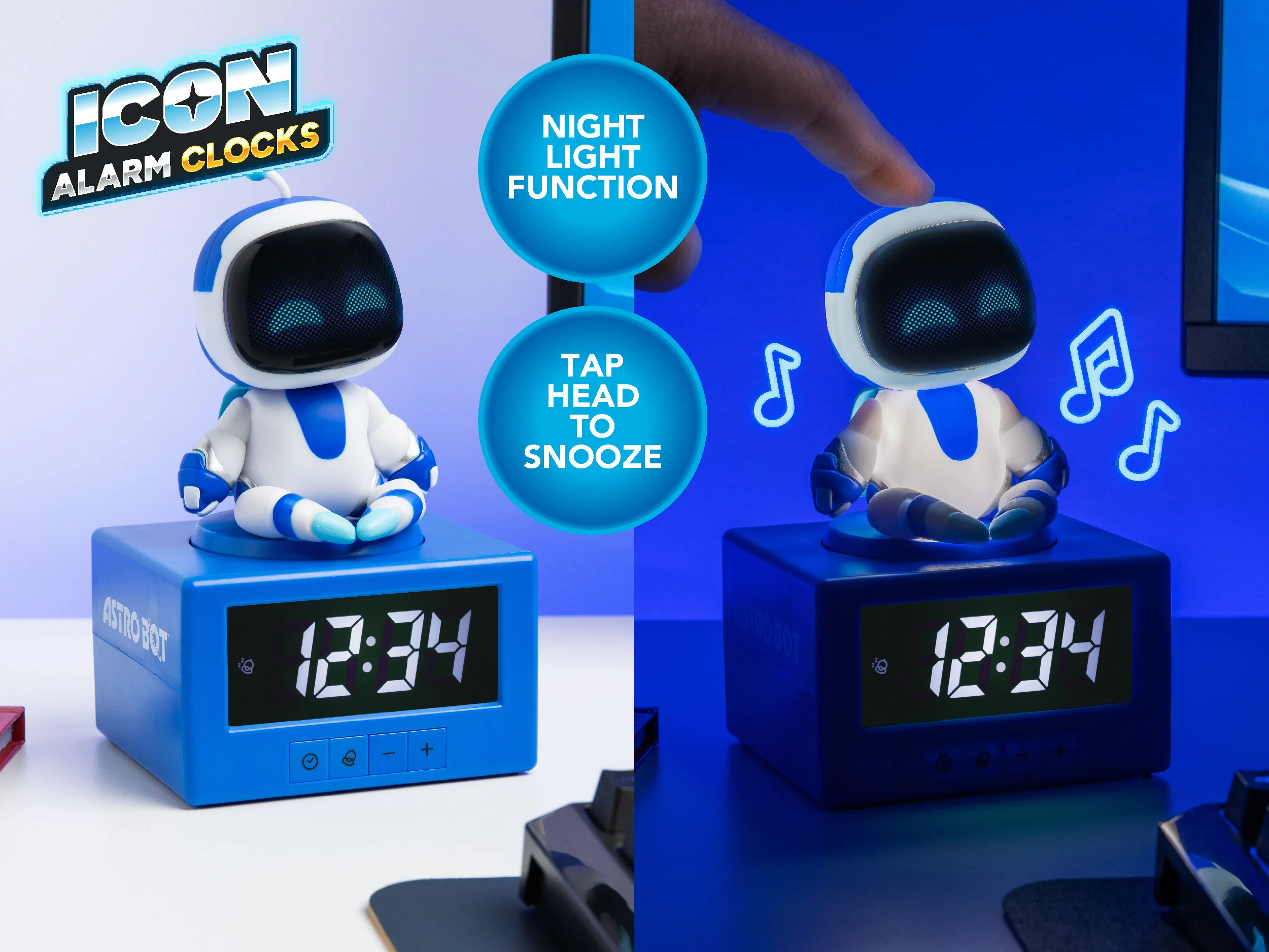 Astro Bot budzik ze świecącą figurką Astro Bot - Image 3