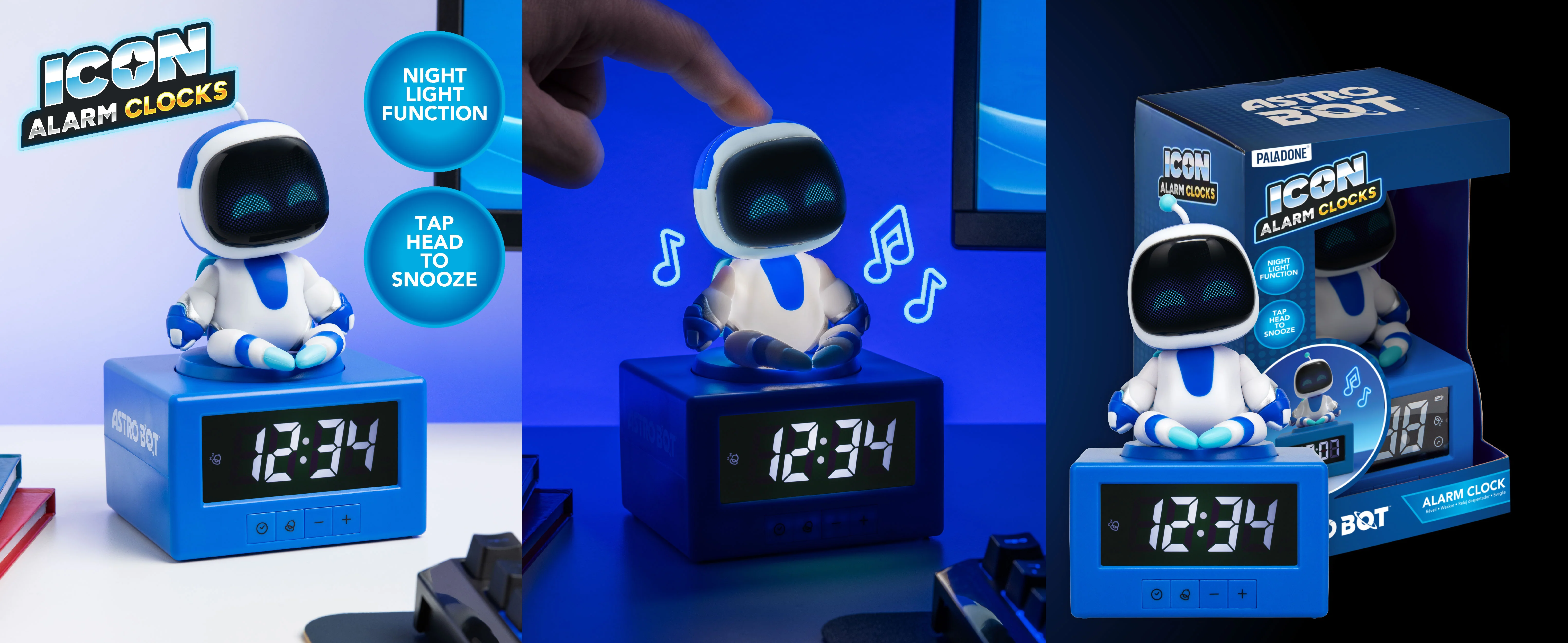 Astro Bot budzik ze świecącą figurką Astro Bot - Image 4