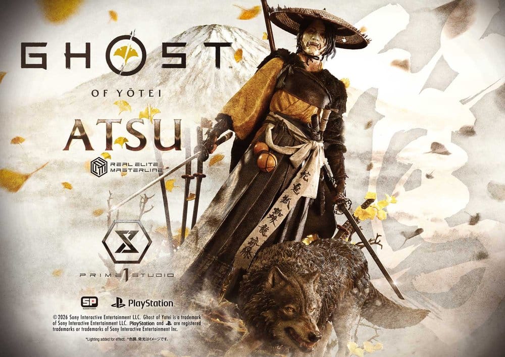 Atsu Ghost of Yotei Real Elite Masterline 1/4 Figurka 59 cm - Image 2