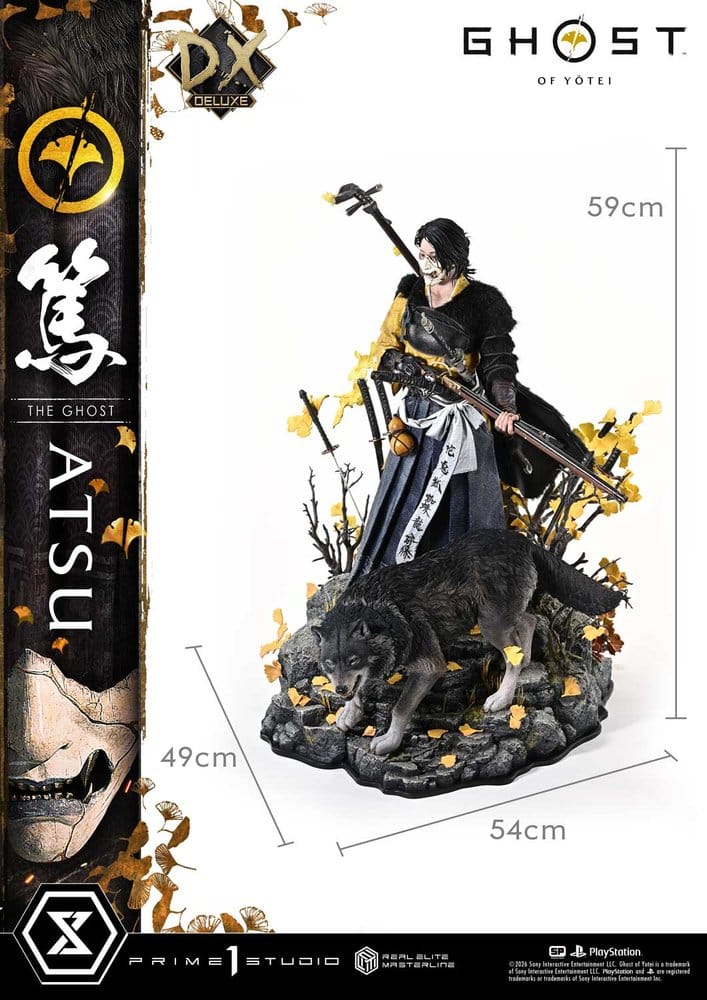 Atsu Ghost of Yotei Real Elite Masterline Deluxe Version 1/4 Figurka 59 cm - Image 17