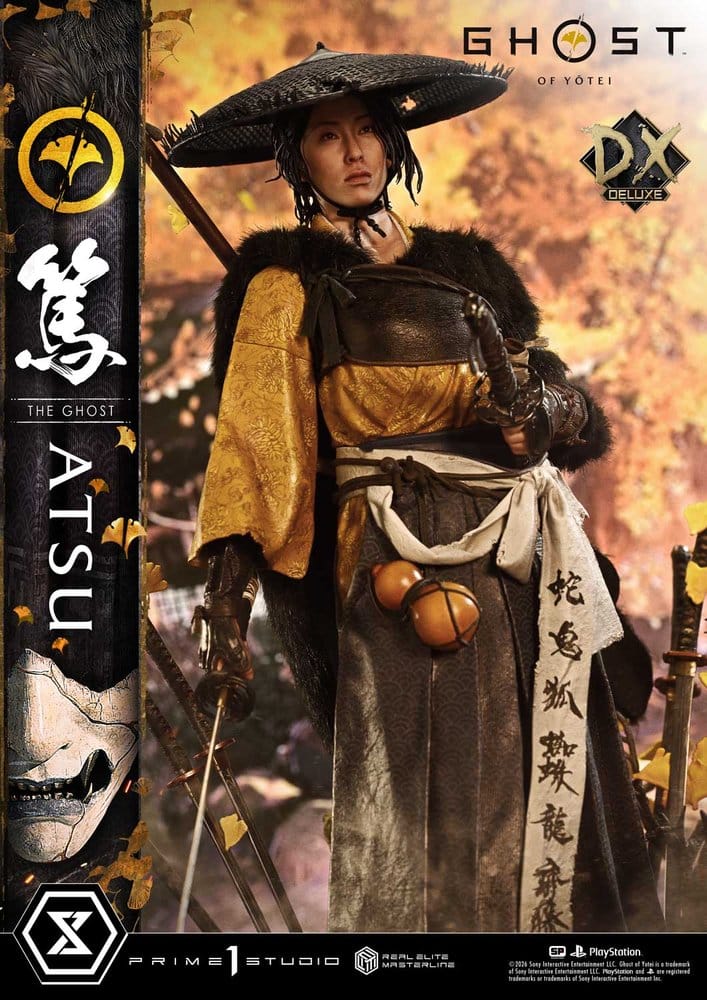 Atsu Ghost of Yotei Real Elite Masterline Deluxe Version 1/4 Figurka 59 cm - Image 5