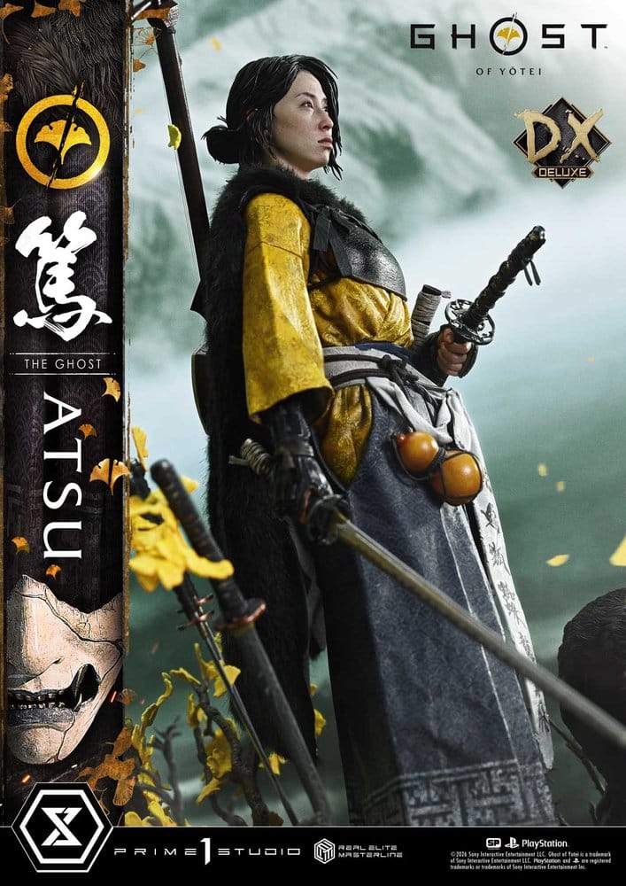 Atsu Ghost of Yotei Real Elite Masterline Deluxe Version 1/4 Figurka 59 cm - Image 6