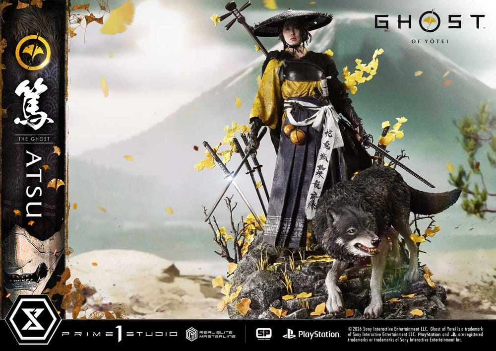Atsu Ghost of Yotei Real Elite Masterline Deluxe Version 1/4 Figurka 59 cm - Image 8
