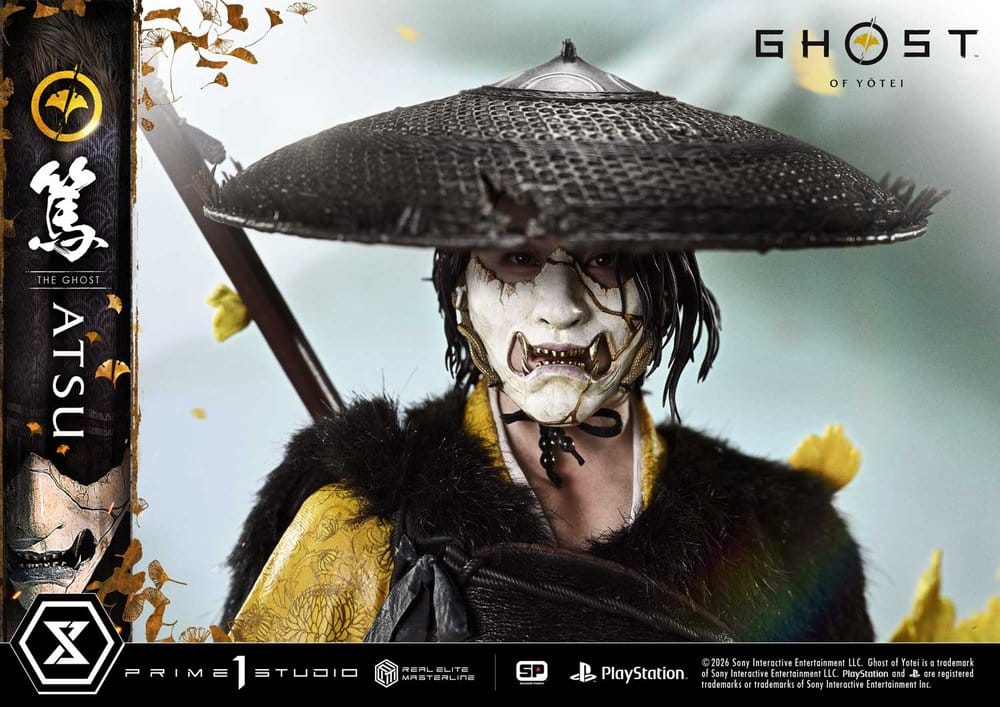 Atsu Ghost of Yotei Real Elite Masterline Deluxe Version 1/4 Figurka 59 cm - Image 9