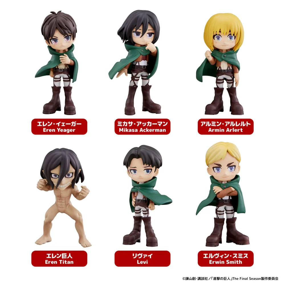 Attack On Titan Korpus Zwiadowczy Zestaw Figurek (6szt) - Figurka 9 cm - Image 2
