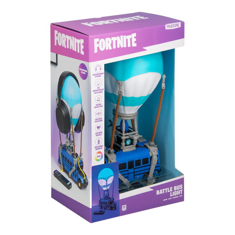 Autobus Bojowy Lampa Biurkowa z Podświetleniem RGB Fortnite - Image 3