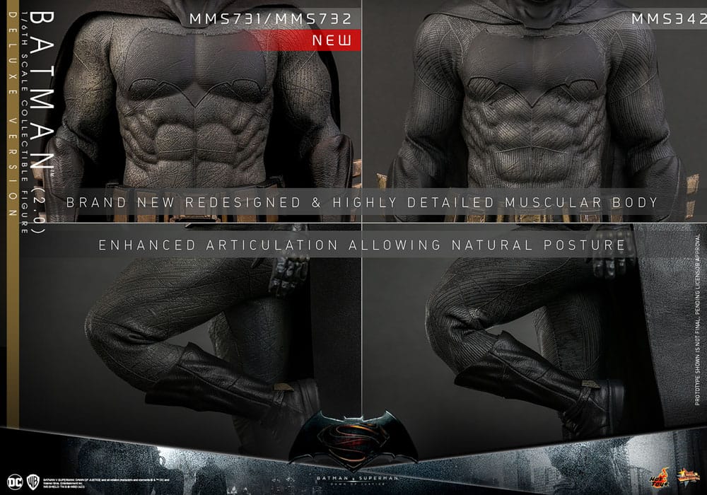 Batman 2.0 Batman v Superman: Dawn of Justice Movie Masterpiece Deluxe 1/6 Figurka 32 cm - Image 22