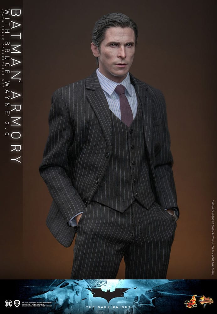 Batman Armory with Bruce Wayne (2.0) DC The Dark Knight Movie Masterpiece Diorama 1/6 Figurka 30 cm - Image 7