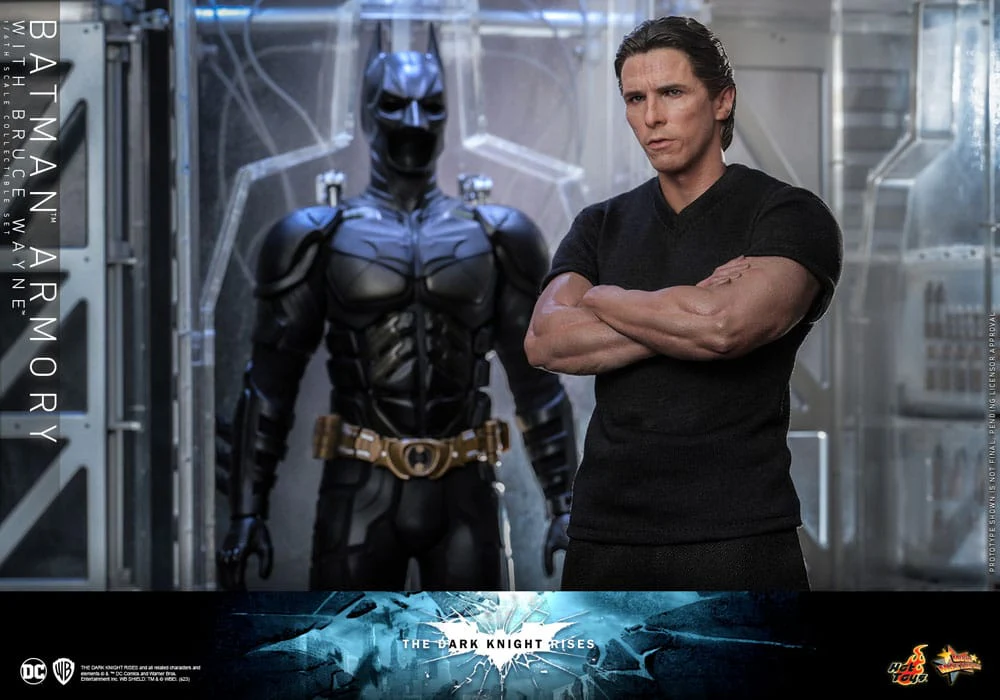 Batman Armory with Bruce Wayne DC The Dark Knight Rises Movie Masterpiece Diorama 1/6 Figurka 30 cm - Image 13