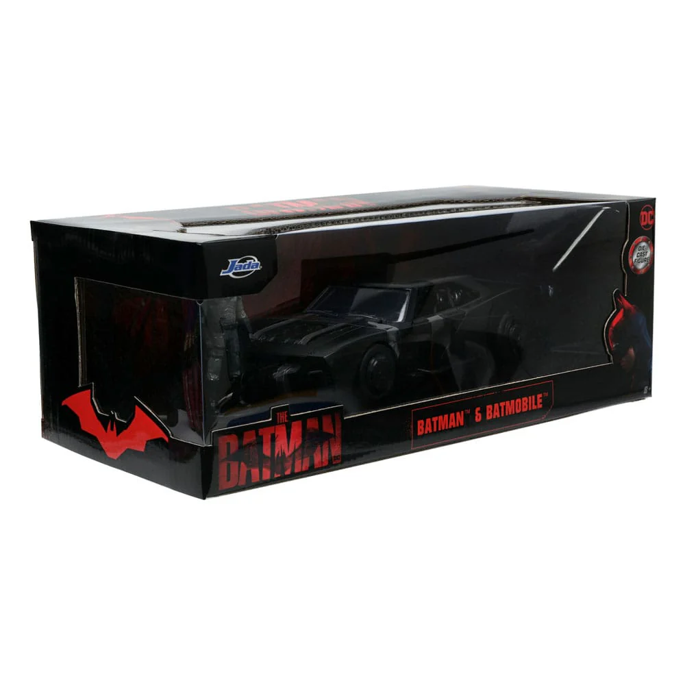 Batman Batmobile DC Comics Diecast Model 1/24 Figurka 7 cm - Image 9