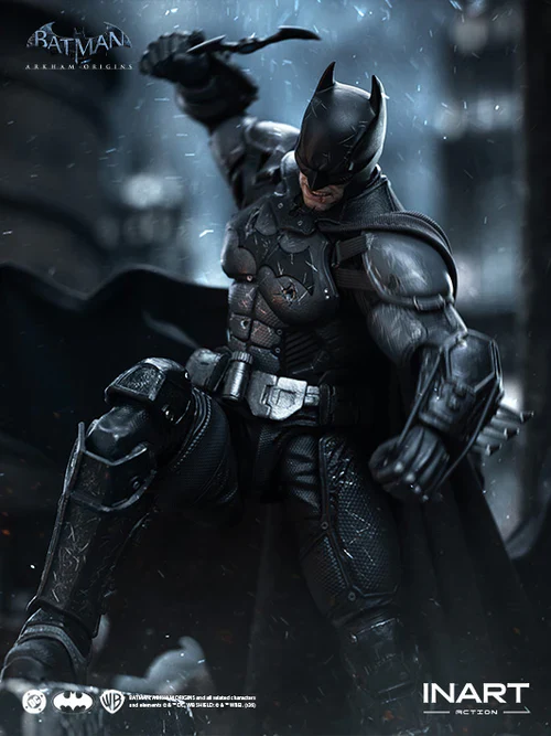 Batman Battle Damaged Version Batman Arkham Origins 1/12 Figurka 18 cm - Image 3