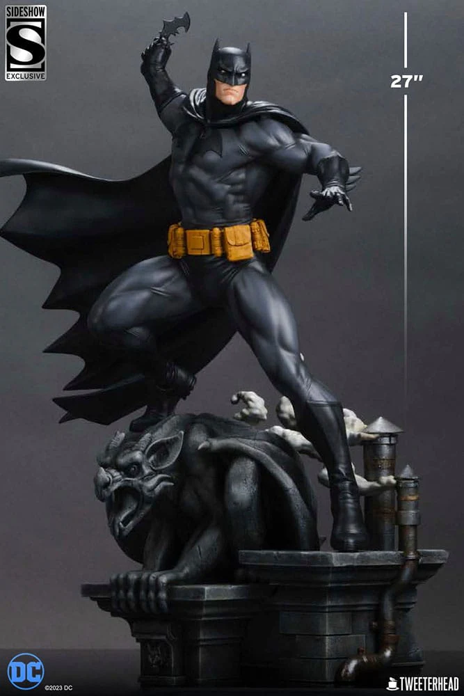 Batman Black and Gray Edition DC Comics Maquette 1/4 Figurka 66 cm - Image 7
