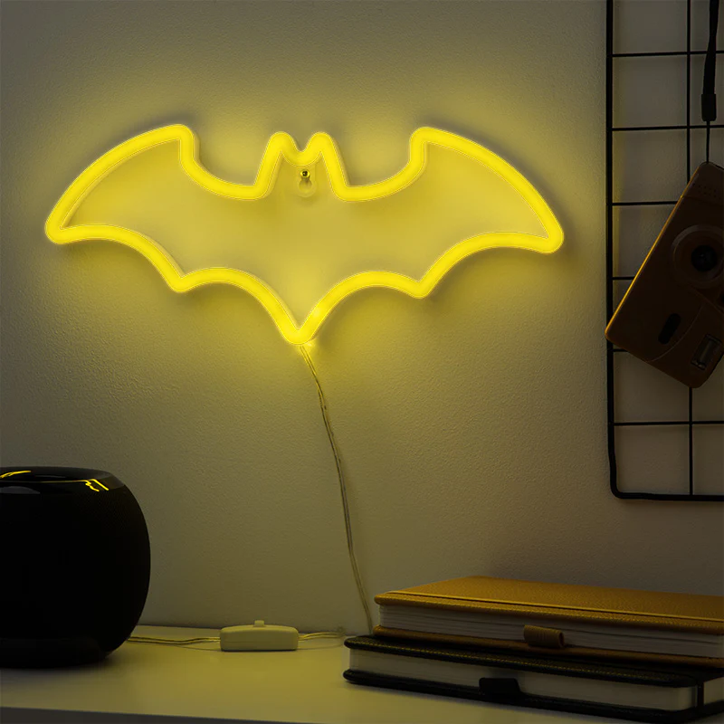 Batman Neon Lampka Ścienna DC Comics - Image 3