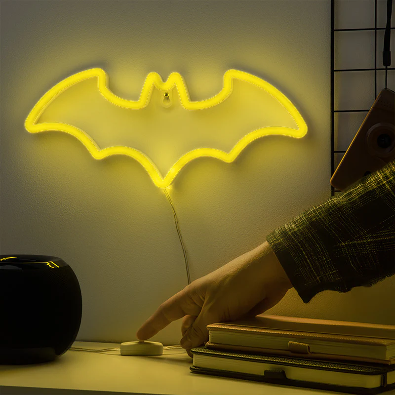 Batman Neon Lampka Ścienna DC Comics - Image 5