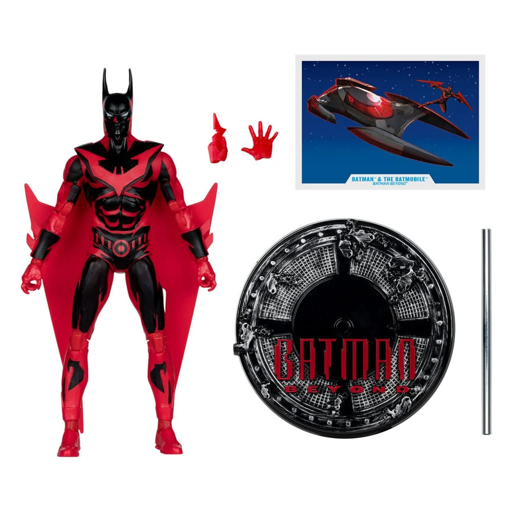 Batman & The Batmobile Batman Beyond DC Multiverse Gold Label Figurka 53 cm - Image 3