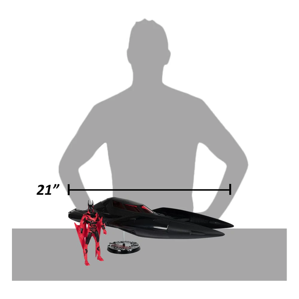 Batman & The Batmobile Batman Beyond DC Multiverse Gold Label Figurka 53 cm - Image 9
