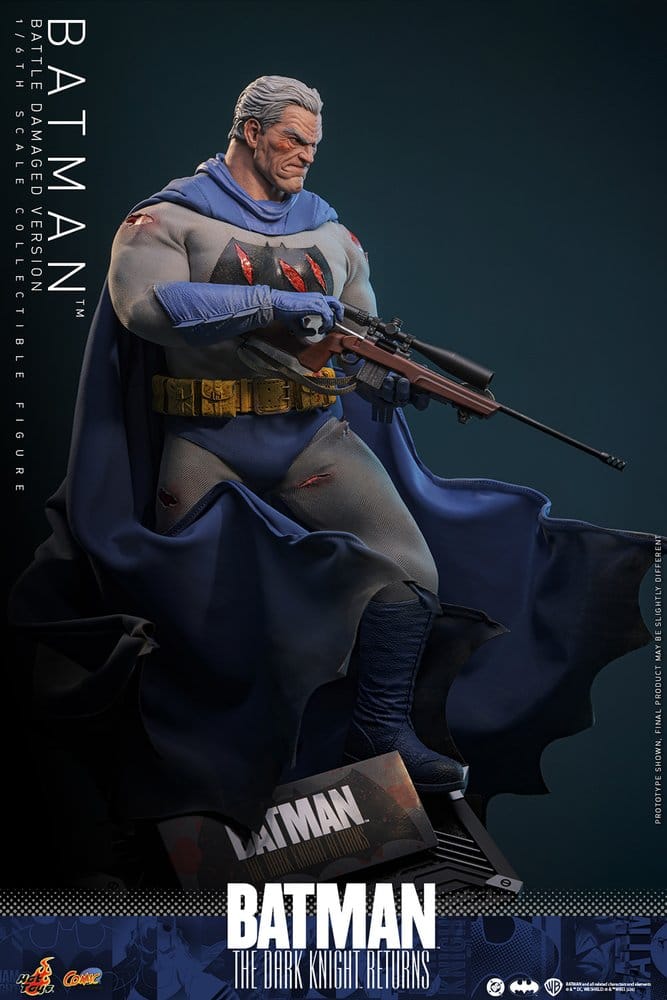 Batman The Dark Knight Returns DC Comic Masterpiece Battle Damaged Version 1/6 Figurka 32 cm - Image 11
