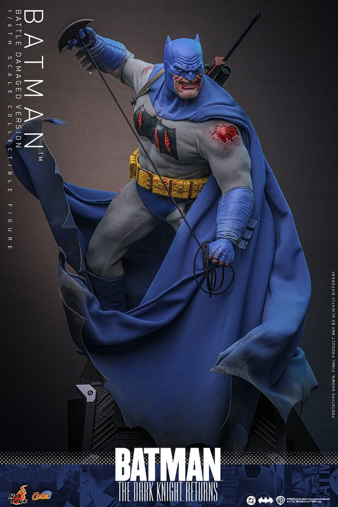 Batman The Dark Knight Returns DC Comic Masterpiece Battle Damaged Version 1/6 Figurka 32 cm - Image 12