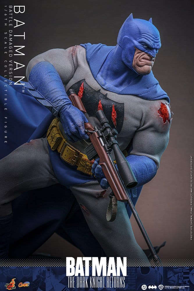 Batman The Dark Knight Returns DC Comic Masterpiece Battle Damaged Version 1/6 Figurka 32 cm - Image 13