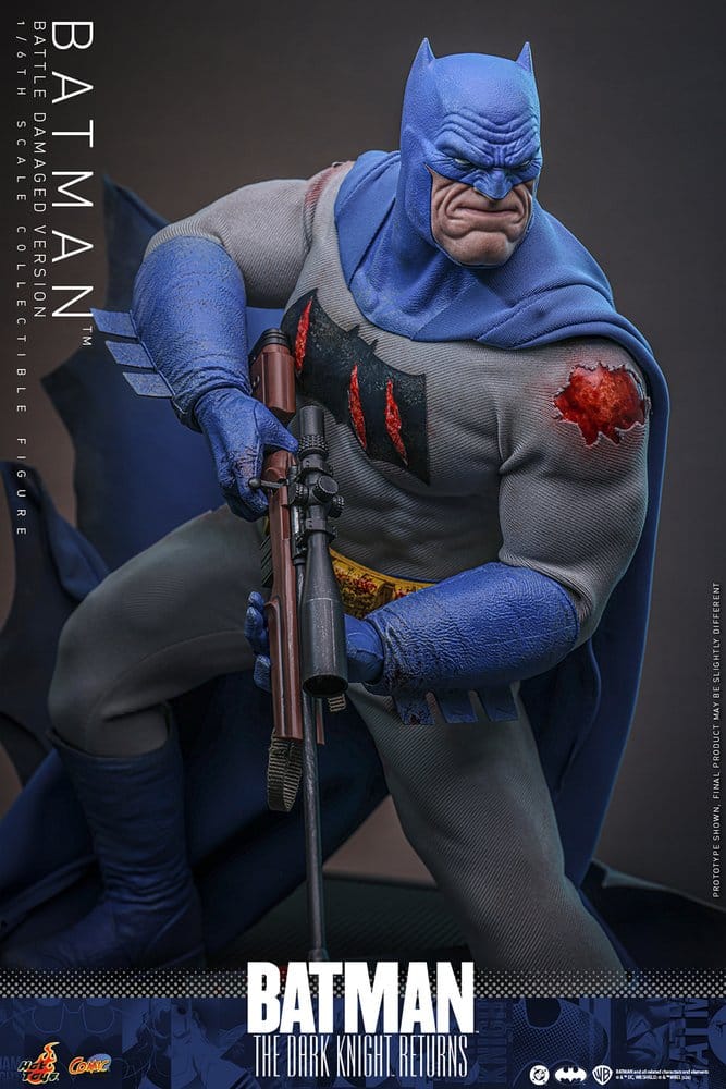 Batman The Dark Knight Returns DC Comic Masterpiece Battle Damaged Version 1/6 Figurka 32 cm - Image 14