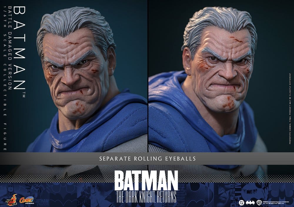 Batman The Dark Knight Returns DC Comic Masterpiece Battle Damaged Version 1/6 Figurka 32 cm - Image 21