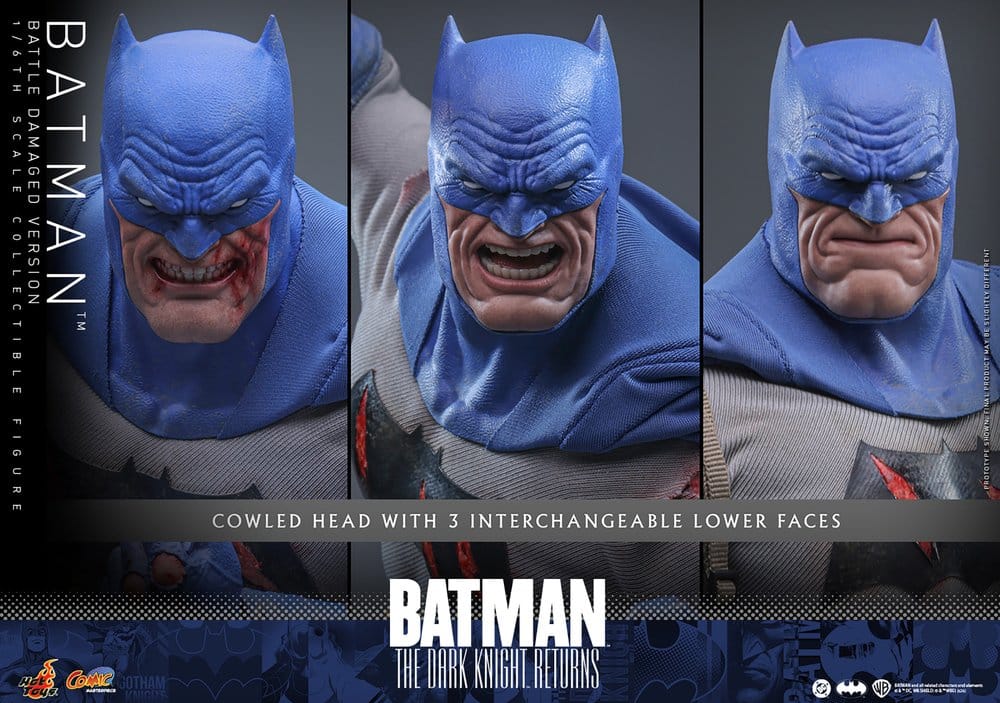 Batman The Dark Knight Returns DC Comic Masterpiece Battle Damaged Version 1/6 Figurka 32 cm - Image 22