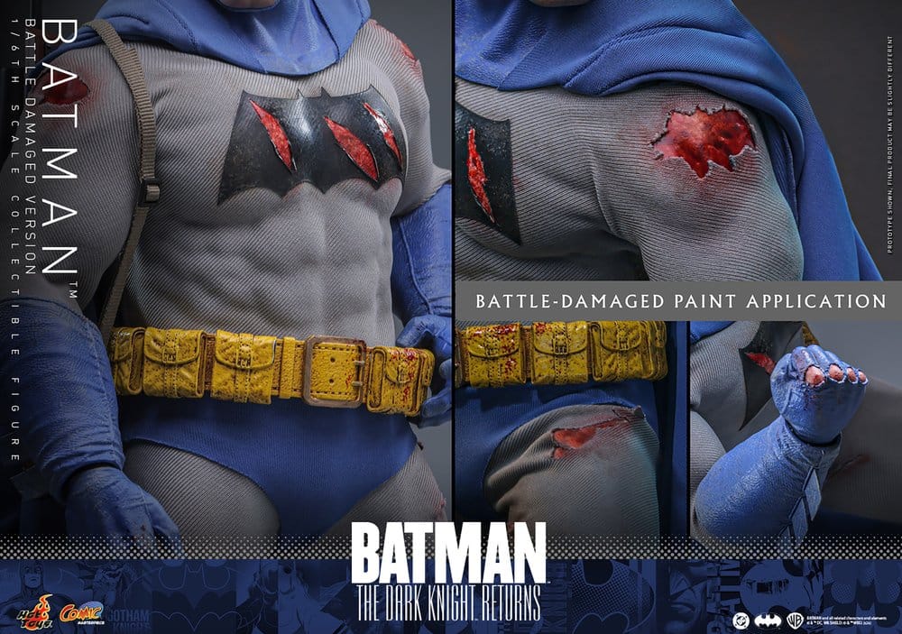 Batman The Dark Knight Returns DC Comic Masterpiece Battle Damaged Version 1/6 Figurka 32 cm - Image 23