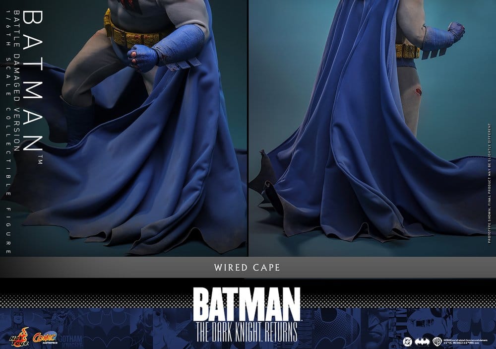 Batman The Dark Knight Returns DC Comic Masterpiece Battle Damaged Version 1/6 Figurka 32 cm - Image 24