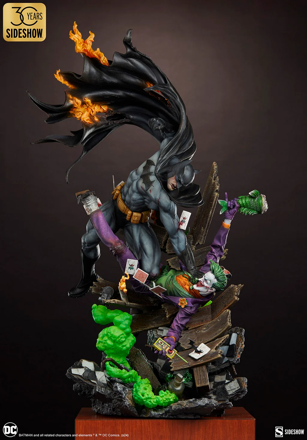 Batman vs The Joker Eternal Enemies DC Comics Premuim 1:4 Figurka 81 cm - Image 12