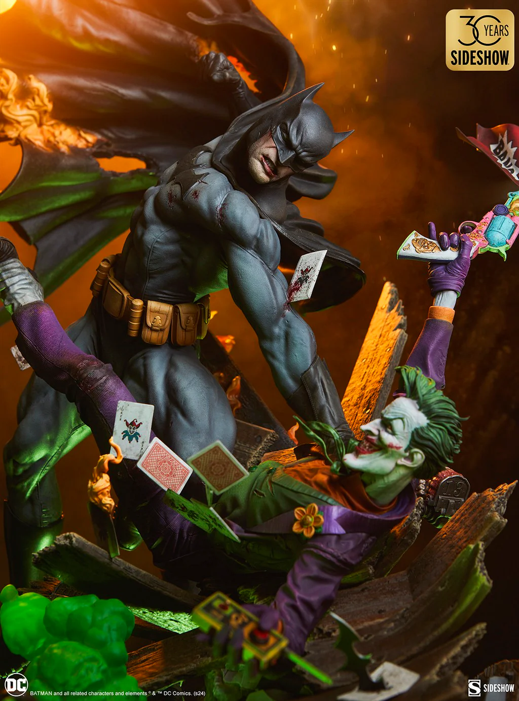 Batman vs The Joker Eternal Enemies DC Comics Premuim 1:4 Figurka 81 cm - Image 8